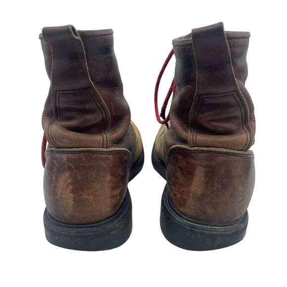 Red Wing 931 Men’s 9.5 D Leather Logger Work Boot Diamondback Sole - Picture 3 of 9